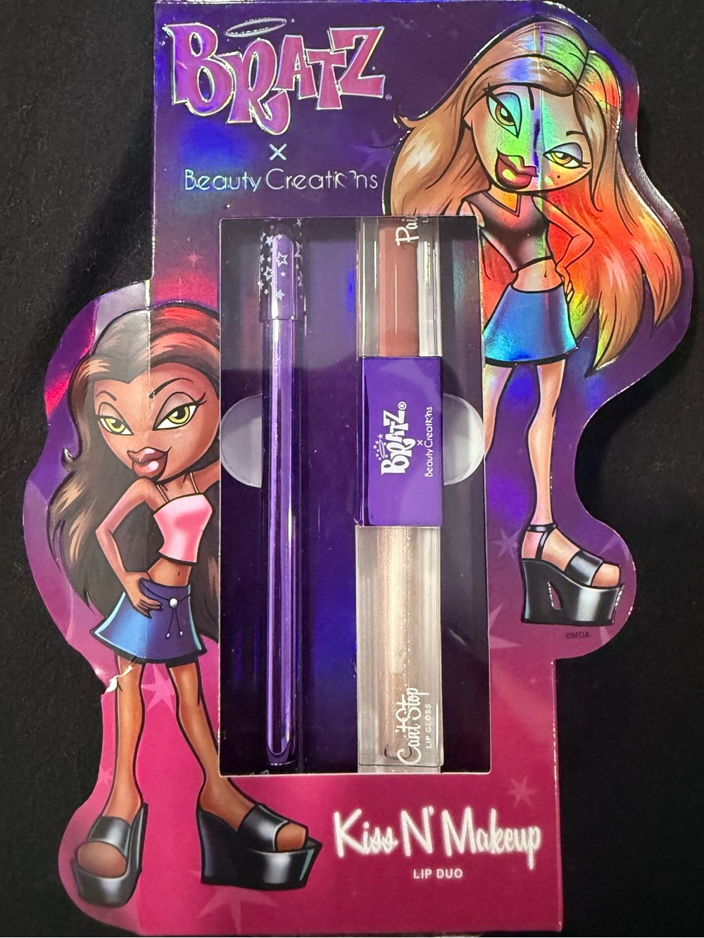 Kiss N Makeup Lip Duo — Purple/Pink